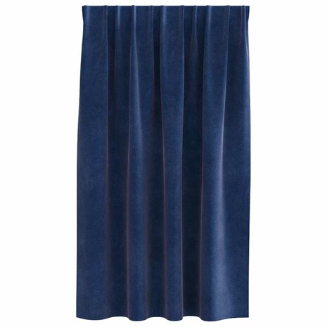 Verduisterende gordijnen 2 pcs Donkerblauw 140 x 140 cm Fluweel 4