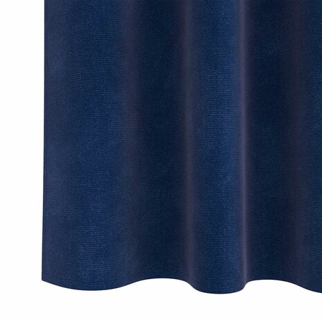 Verduisterende gordijnen 2 pcs Donkerblauw 140 x 140 cm Fluweel 6
