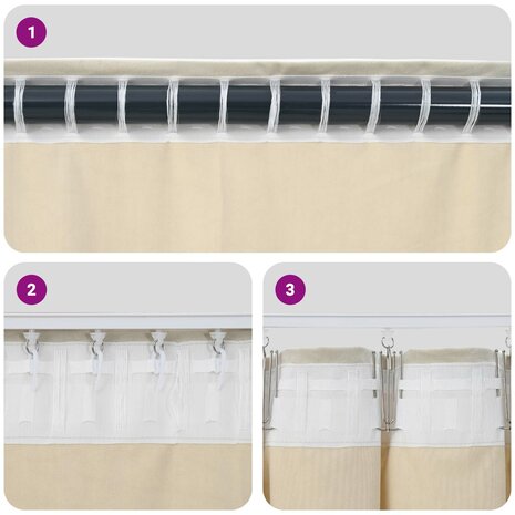 Verduisterende gordijnen 2 pcs Donkerblauw 140 x 140 cm Fluweel 7