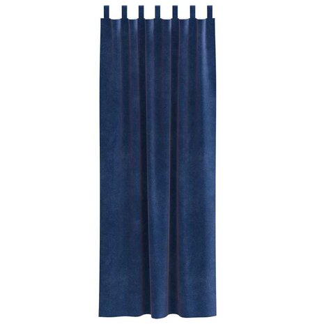 Verduisterende gordijnen 2 pcs Donkerblauw 140 x 260 cm Fluweel 4