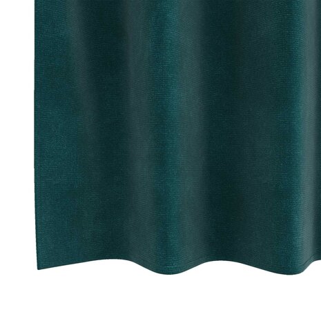 Verduisterende gordijnen 2 pcs Donkergroen 140 x 140 cm Fluweel 6