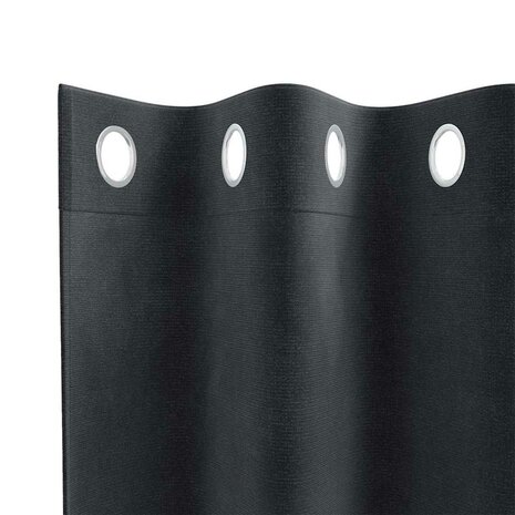 Verduisterende gordijnen 2 pcs Donkergrijs 140 x 260 cm Fluweel 5
