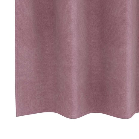 Verduisterende gordijnen 2 pcs Donkerroze 140 x 175 cm Fluweel 6