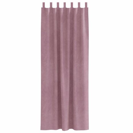 Verduisterende gordijnen 2 pcs Donkerroze 140 x 260 cm Fluweel 4