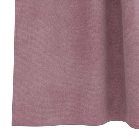 Verduisterende gordijnen 2 pcs Donkerroze 140 x 260 cm Fluweel 6