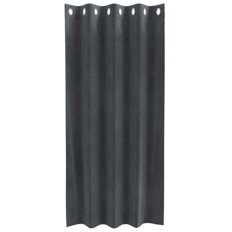 Verduisterende gordijnen 2 pcs Lichtgrijs 140 x 175 cm Fluweel 4
