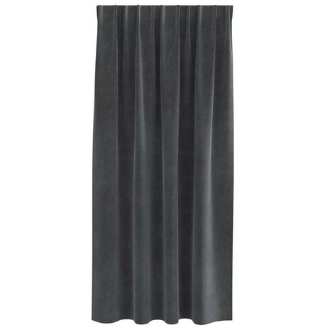 Verduisterende gordijnen 2 pcs Lichtgrijs 140 x 175 cm Fluweel 4