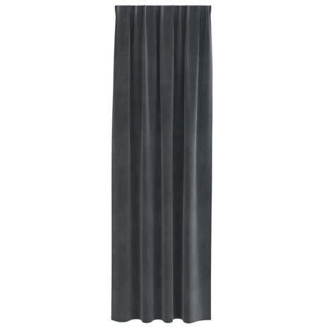Verduisterende gordijnen 2 pcs Lichtgrijs 140 x 245 cm Fluweel 4