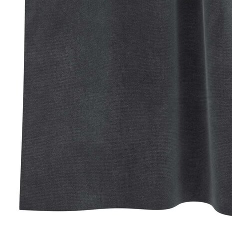 Verduisterende gordijnen 2 pcs Lichtgrijs 140 x 175 cm Fluweel 6