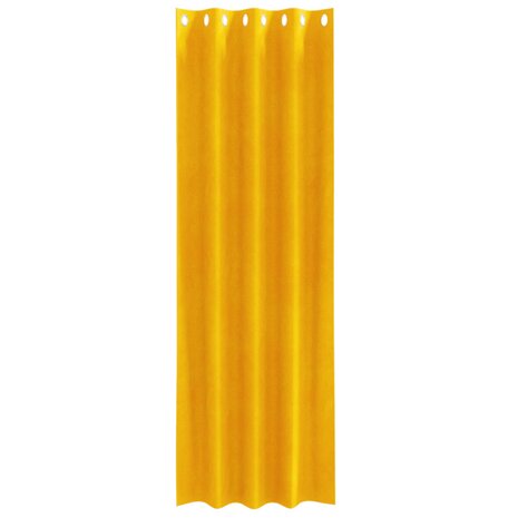 Verduisterende gordijnen 2 pcs Mosterdgeel 140 x 225 cm Fluweel 4