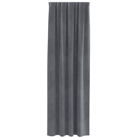 Verduisterende gordijnen 2 pcs Lichtgrijs 140 x 245 cm Fluweel 4