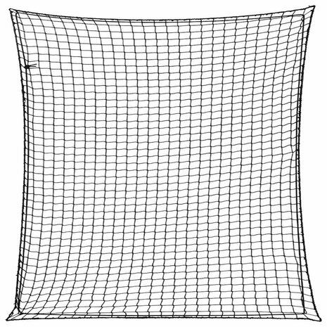 Aanhangwagennet elastisch touw 3x3 m polypropeen zwart 1