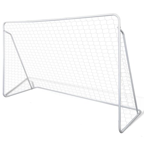Voetbalgoals 2 st 240x90x150 cm staal 2