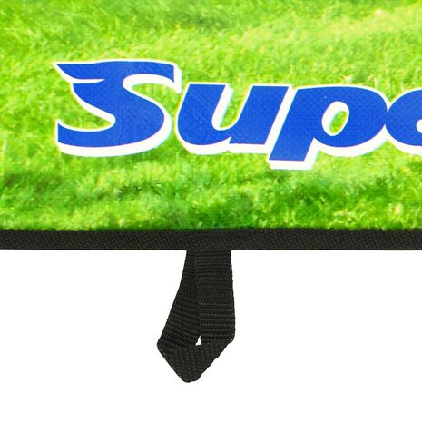 Voetbaldoelenset met doelmuur 120x51x77,5 cm 9