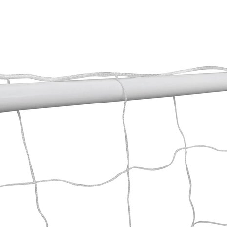 Voetbaldoelset hoogwaardig 240x90x150 cm staal 3