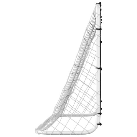 Voetbaldoeltrainingsdoel 184x61x122 cm staal 4