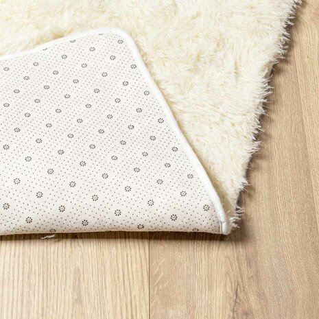 Hoogpolig vloerkleed NAVARRA 60x100 cm polyester cr&egrave;mekleurig 6