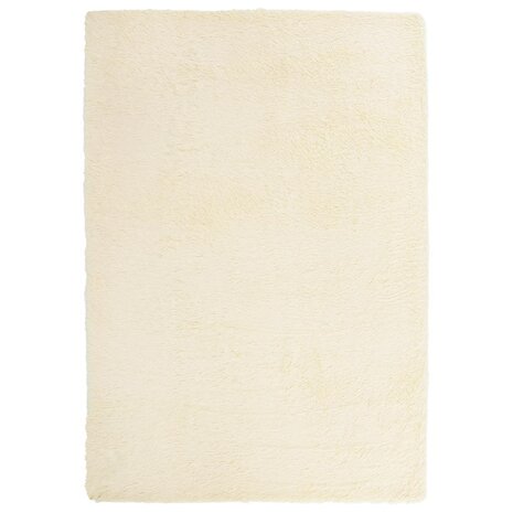 Hoogpolig vloerkleed NAVARRA 160x230 cm polyester cr&egrave;mekleurig 2