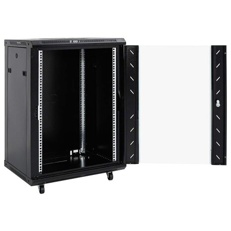Netwerkkast 15U 19" IP20 60x45x86 cm zwart 2
