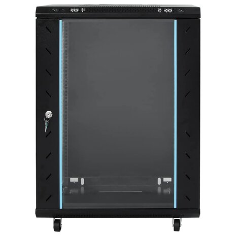 Netwerkkast 15U 19" IP20 60x45x86 cm zwart 3
