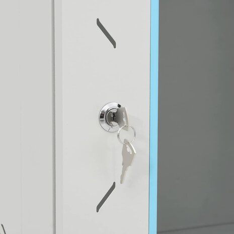 Netwerkkast 15U 19" IP20 60x45x86 cm grijs 7