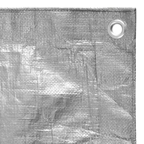 Dekzeil 180 g/m&sup2; 4x5 m HDPE grijs 4