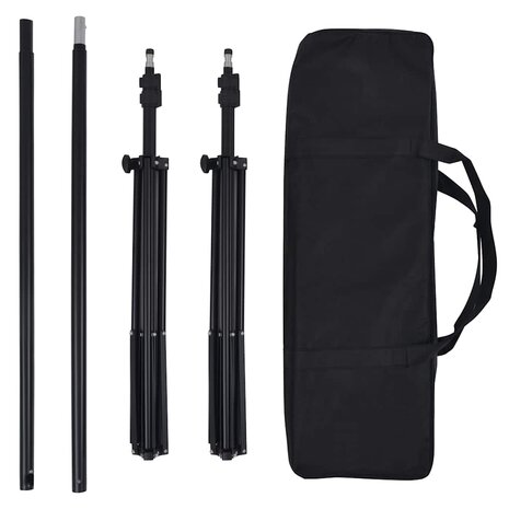 Fotostudioset met achtergronden, lampen en paraplu's 5