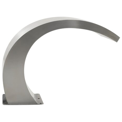 Zwembadfontein met LED's 30x60x45 cm roestvrij staal 5