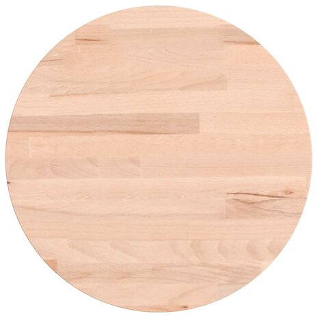 Tafelblad rond &Oslash;30x1,5 cm massief beukenhout 2