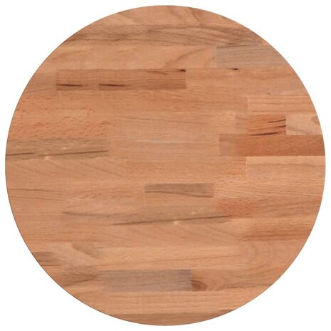 Tafelblad rond &Oslash;30x1,5 cm massief beukenhout 2