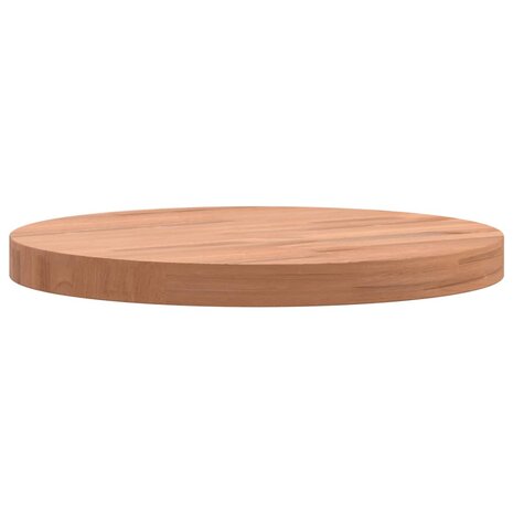 Tafelblad rond &Oslash;30x2,5 cm massief beukenhout 5