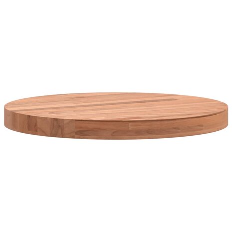 Tafelblad rond &Oslash;30x2,5 cm massief beukenhout 6