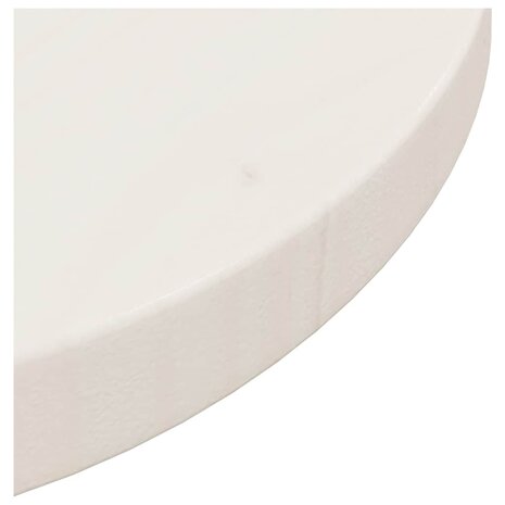 Tafelblad &Oslash;30x2,5 cm massief grenenhout wit 5