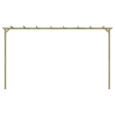 Pergola 360x200x60 cm ge&iuml;mpregneerd grenenhout 2