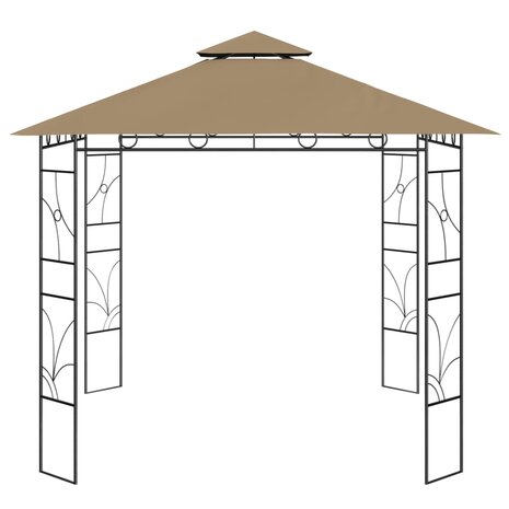 Prieel 160 g/m&sup2; 3x3x2,7 m taupe 2
