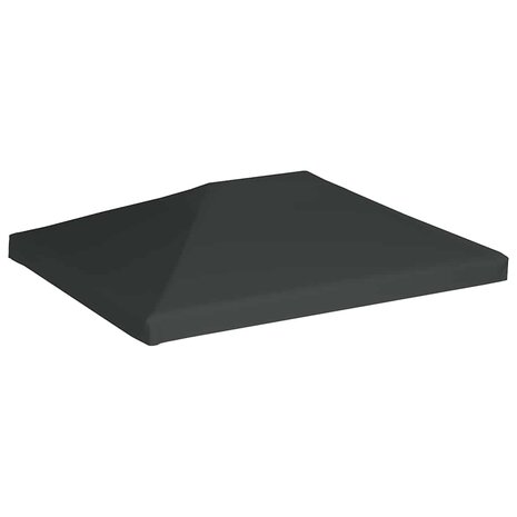 Prieeldak 310 g/m&sup2; 4x3 m grijs 2