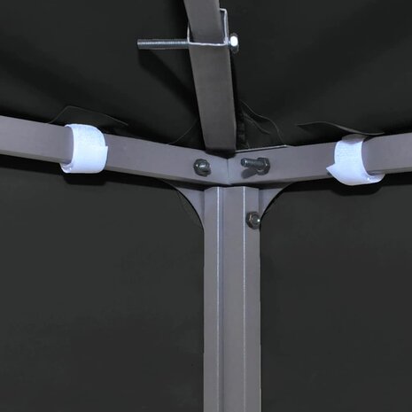 Prieeldak 310 g/m&sup2; 4x3 m grijs 4
