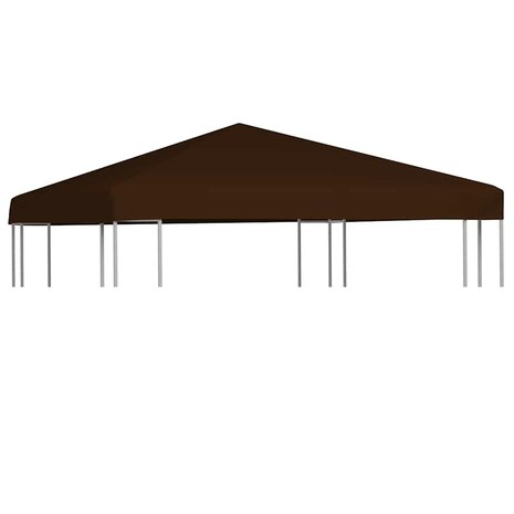 Prieeldak 310 g/m&sup2; 3x3 m bruin 1