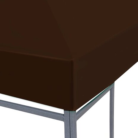 Prieeldak 310 g/m&sup2; 3x3 m bruin 3