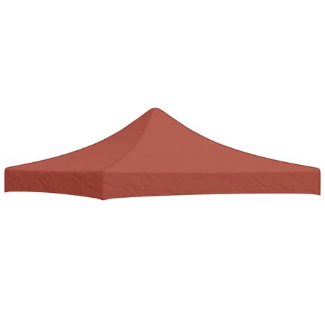 Partytentdak 270 g/m&sup2; 3x3 m terracotta 1
