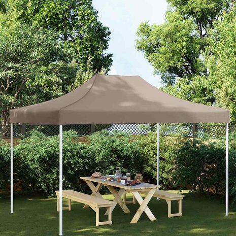 Partytentdak 270 g/m&sup2; 4x3 m taupe 1