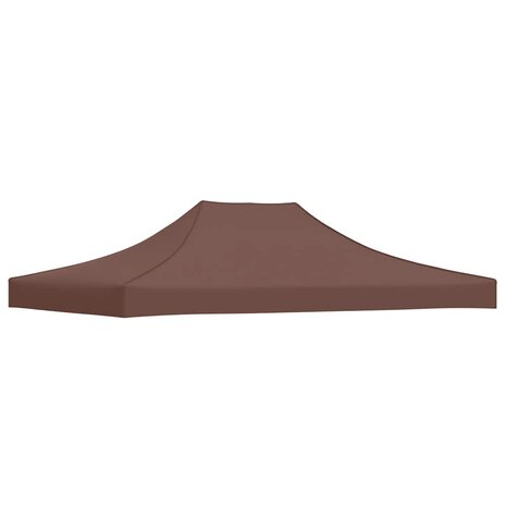 Partytentdak 270 g/m&sup2; 4x3 m bruin 2
