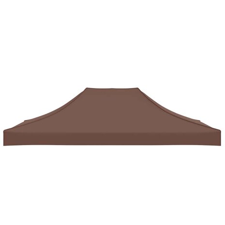 Partytentdak 270 g/m&sup2; 4x3 m bruin 4