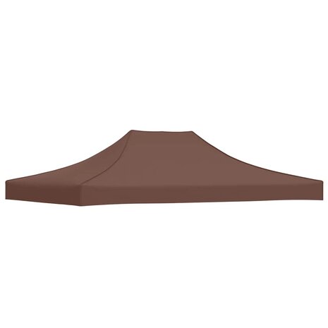 Partytentdak 270 g/m&sup2; 4x3 m bruin 5