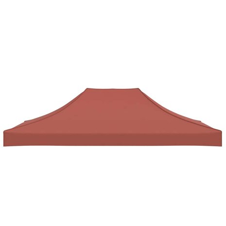 Partytentdak 270 g/m&sup2; 4x3 m terracotta 4