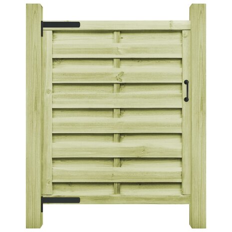 Poort 100x125 cm ge&iuml;mpregneerd grenenhout groen 2