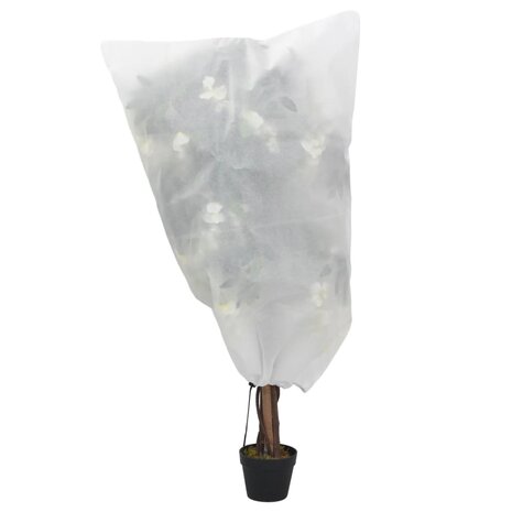 Plantenhoezen met trekkoord 4 st 70 g/m&sup2; 0,8x1 m 2
