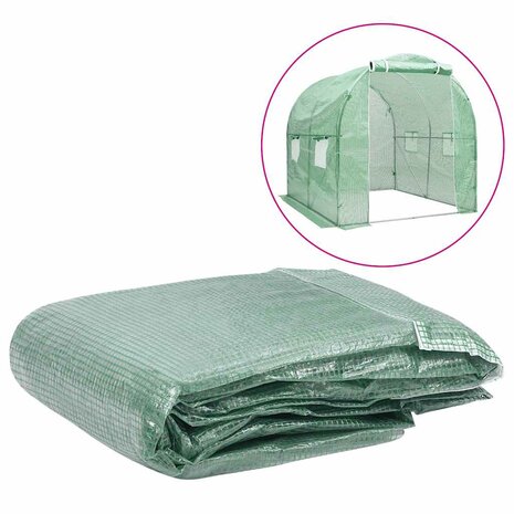 Kashoes vervangend (4 m&sup2;) 200x200x200 cm groen 1
