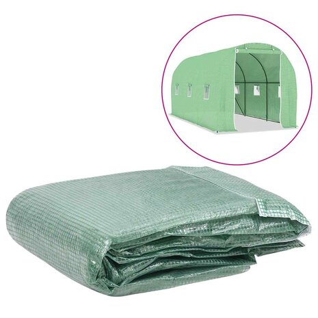 Kashoes vervangend (9 m&sup2;) 200x450x200 cm groen 1