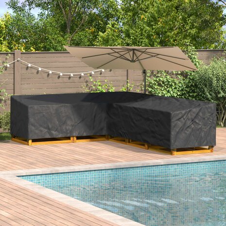 Meubelhoes Zwart 355 x 275 x 80 cm 210D Oxford Stof 1
